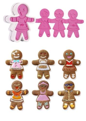 Ginger Girls Cookie Cutter Set - Click Image to Close